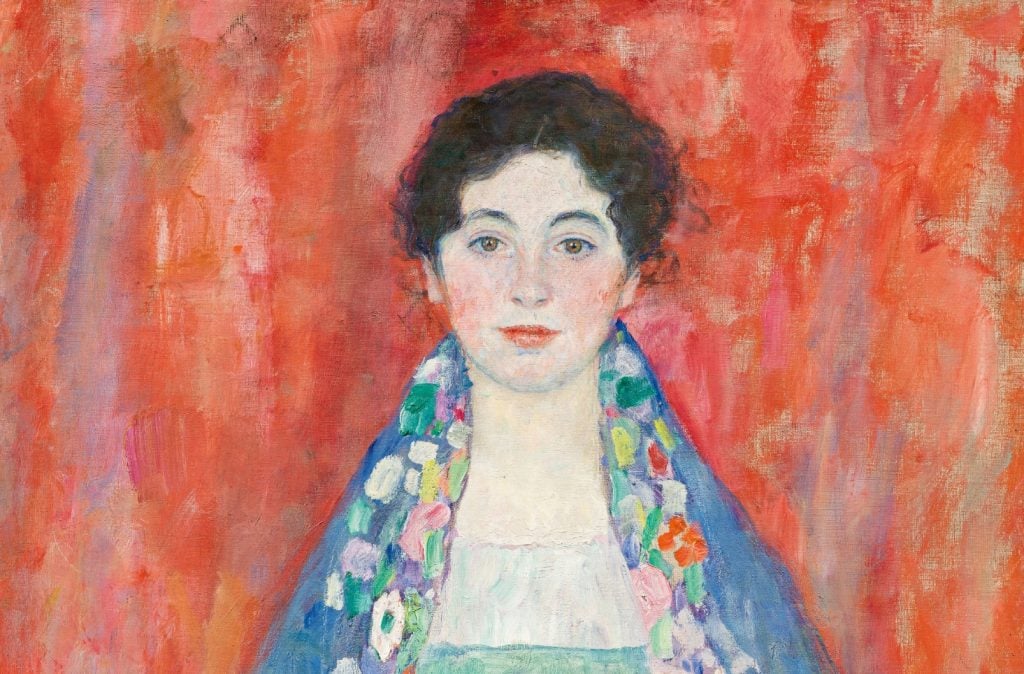 Gustav-Klimt-Portrait-of-Fraulein-Lieser-1917-detail.-Photo-©-Auktionshaus-im-Kinsky-GmbH-Vienna