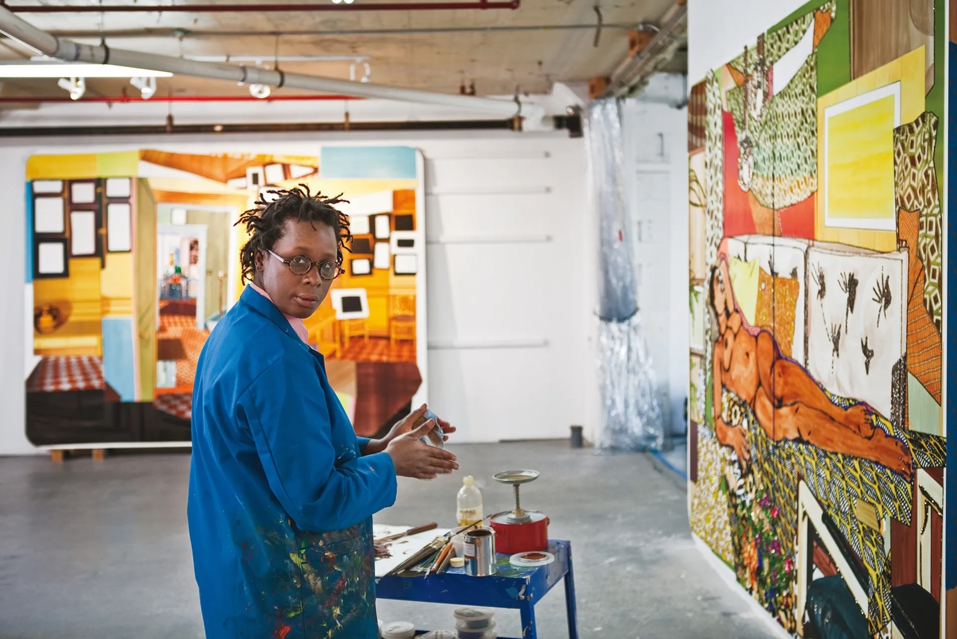 Mickalene Thomas woman painter